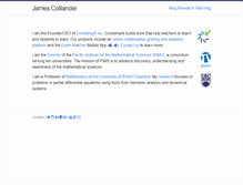 Tablet Screenshot of colliand.com